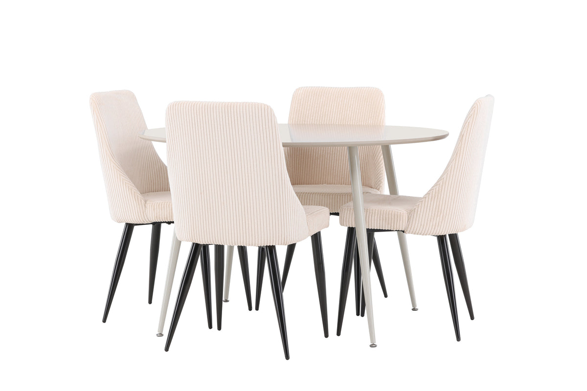 Plaza Matbord med Leone Stolarna – MDF