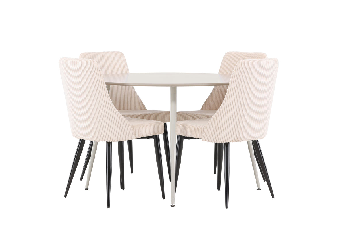 Plaza Matbord med Leone Stolarna – MDF