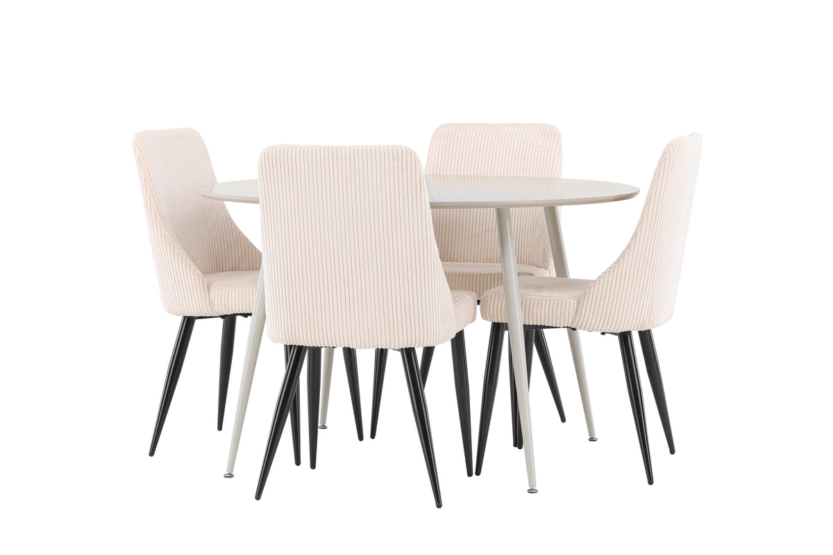 Plaza Matbord med Leone Stolarna – MDF