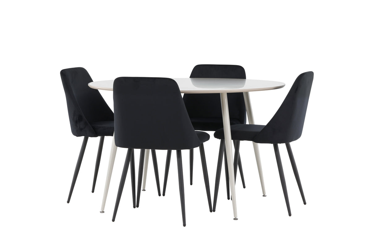 Plaza Matbord med Night Stolarna