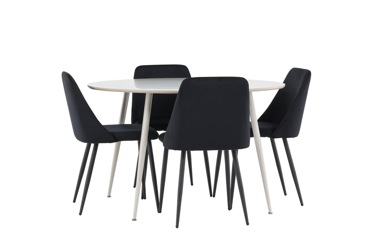 Plaza Matbord med Night Stolarna