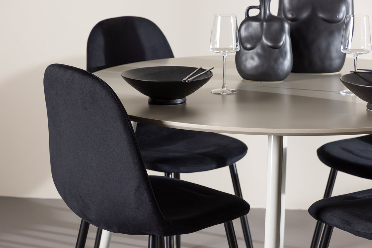 Plaza Matbord med Polar Stolarna – MDF