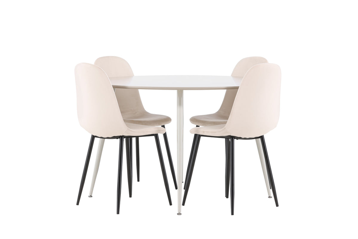Plaza Matbord med Polar Stolarna – MDF