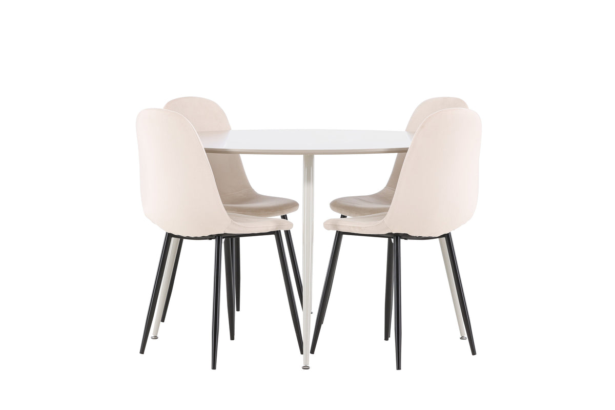 Plaza Matbord med Polar Stolarna – MDF