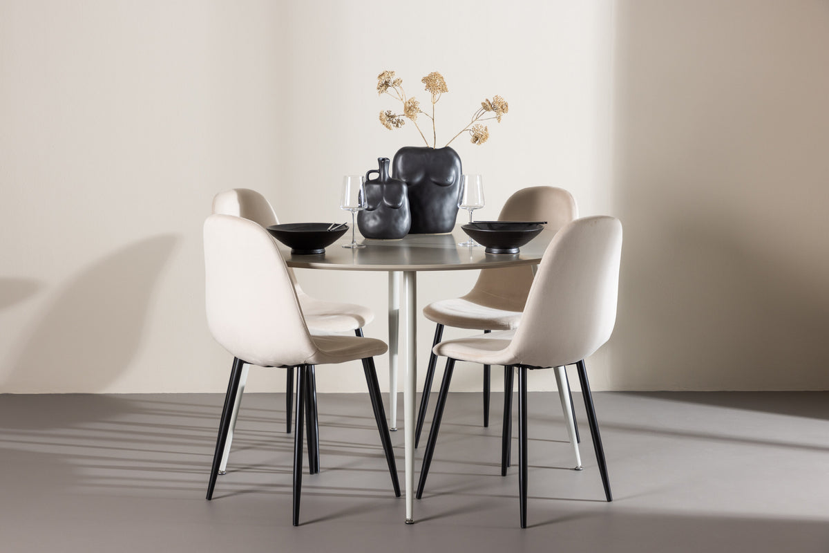 Plaza Matbord med Polar Stolarna – MDF