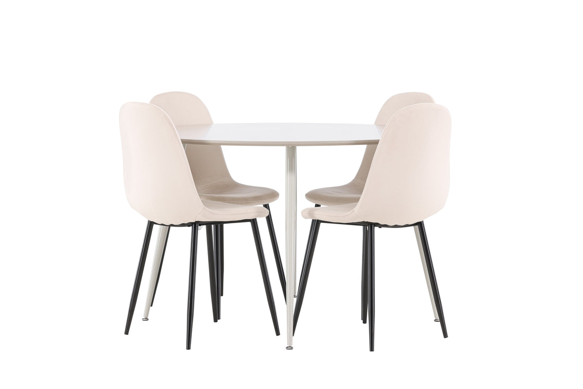 Plaza Matbord med Polar Stolarna – MDF