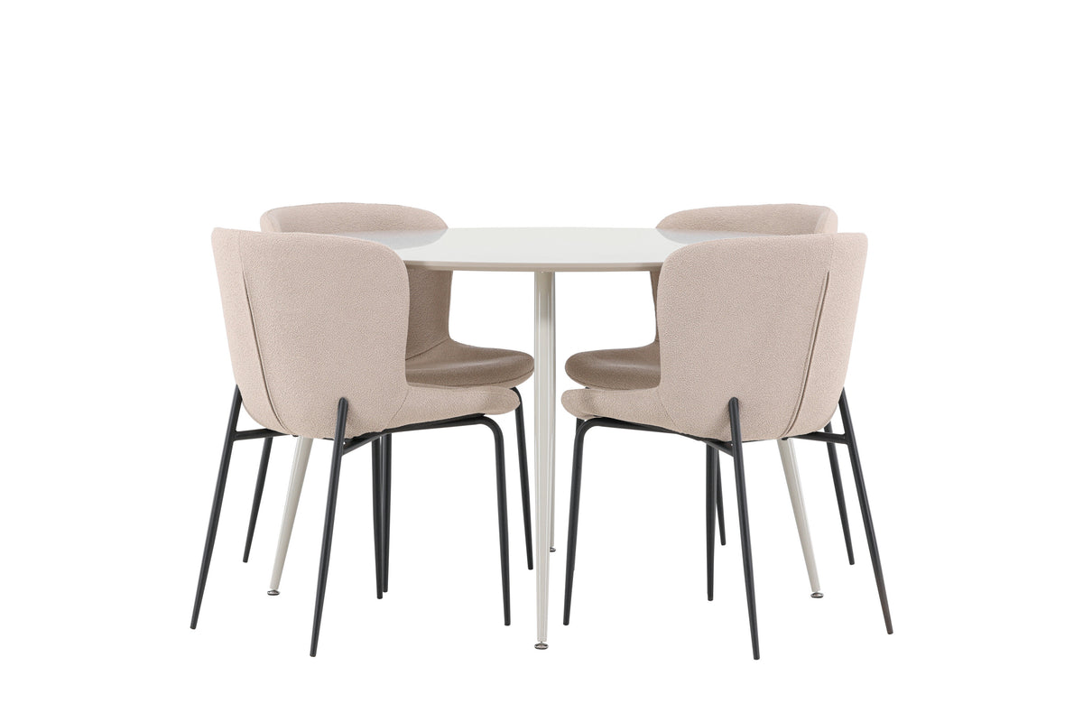 Plaza Matbord med Modesto Stolarna – MDF