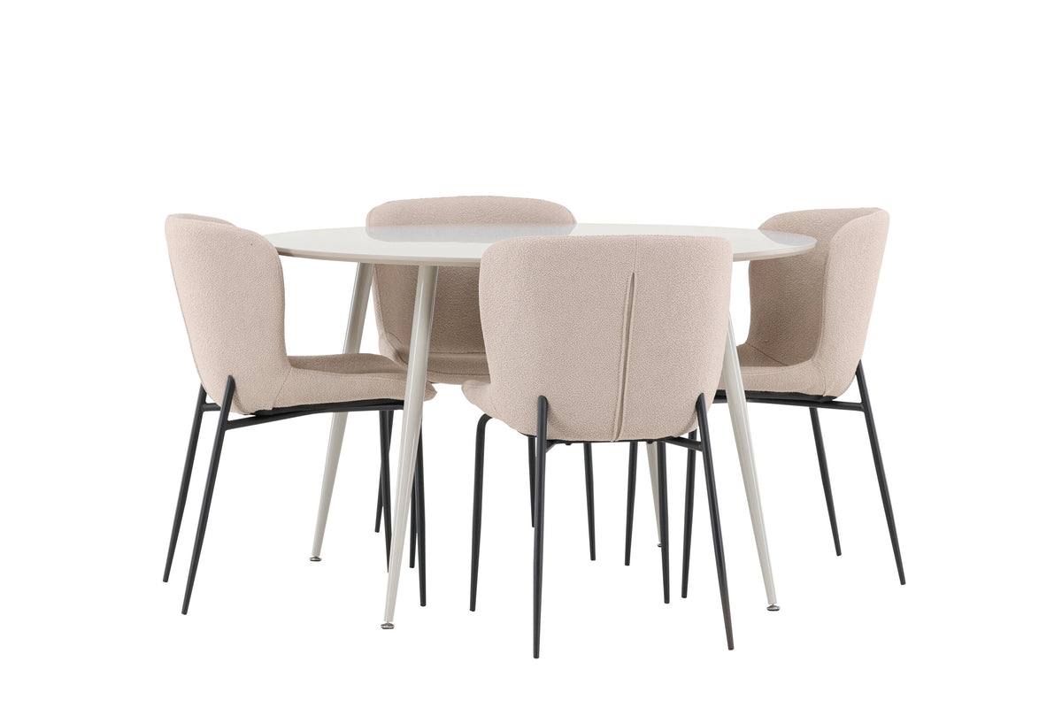 Plaza Matbord med Modesto Stolarna – MDF