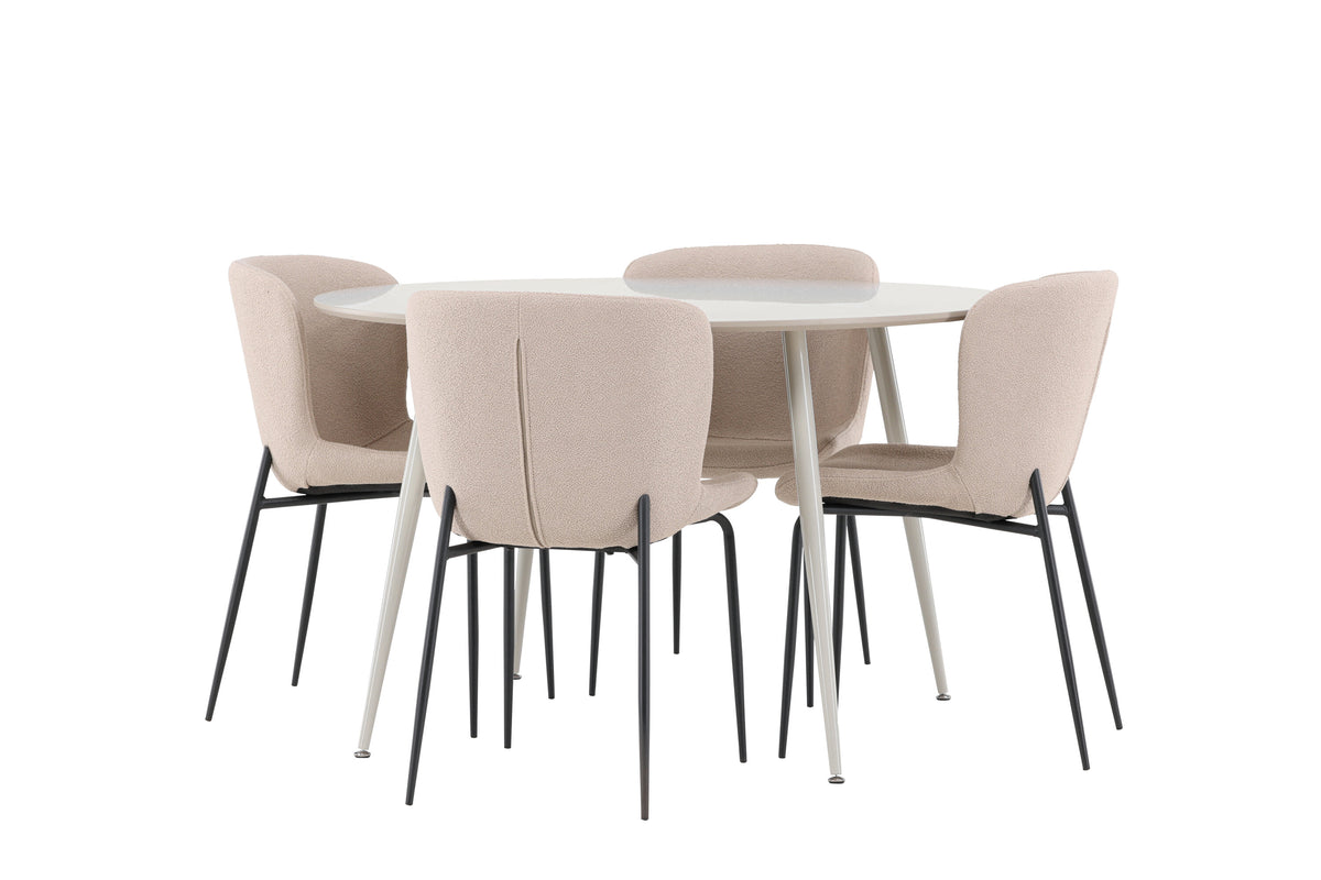 Plaza Matbord med Modesto Stolarna – MDF