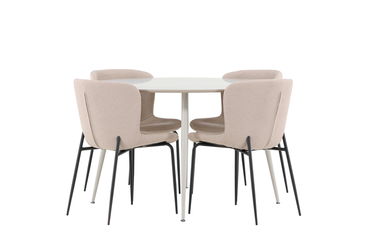 Plaza Matbord med Modesto Stolarna – MDF