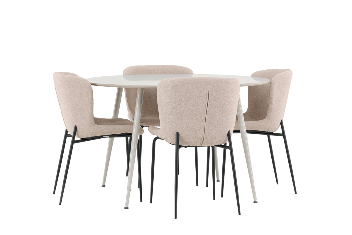 Plaza Matbord med Modesto Stolarna – MDF