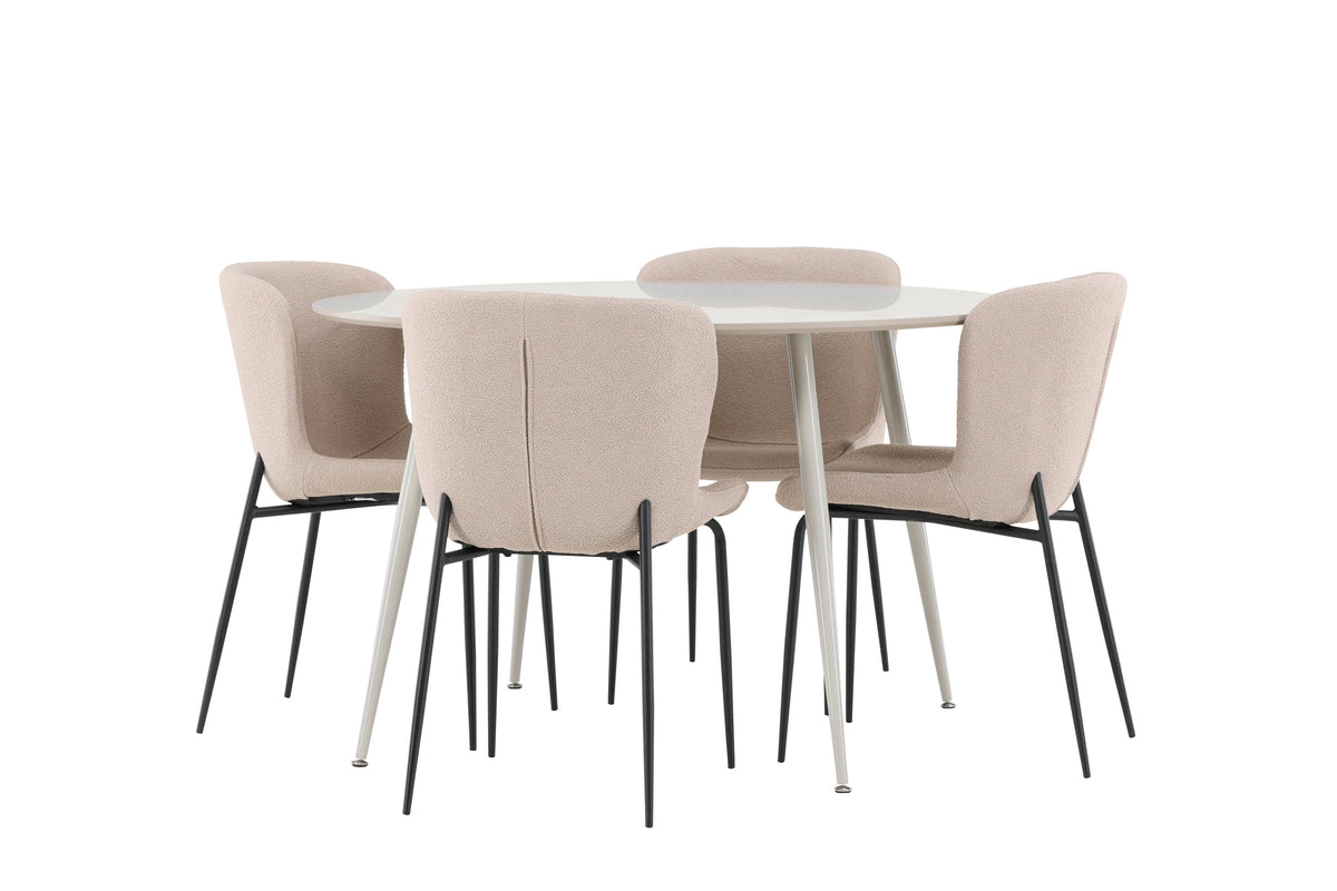 Plaza Matbord med Modesto Stolarna – MDF