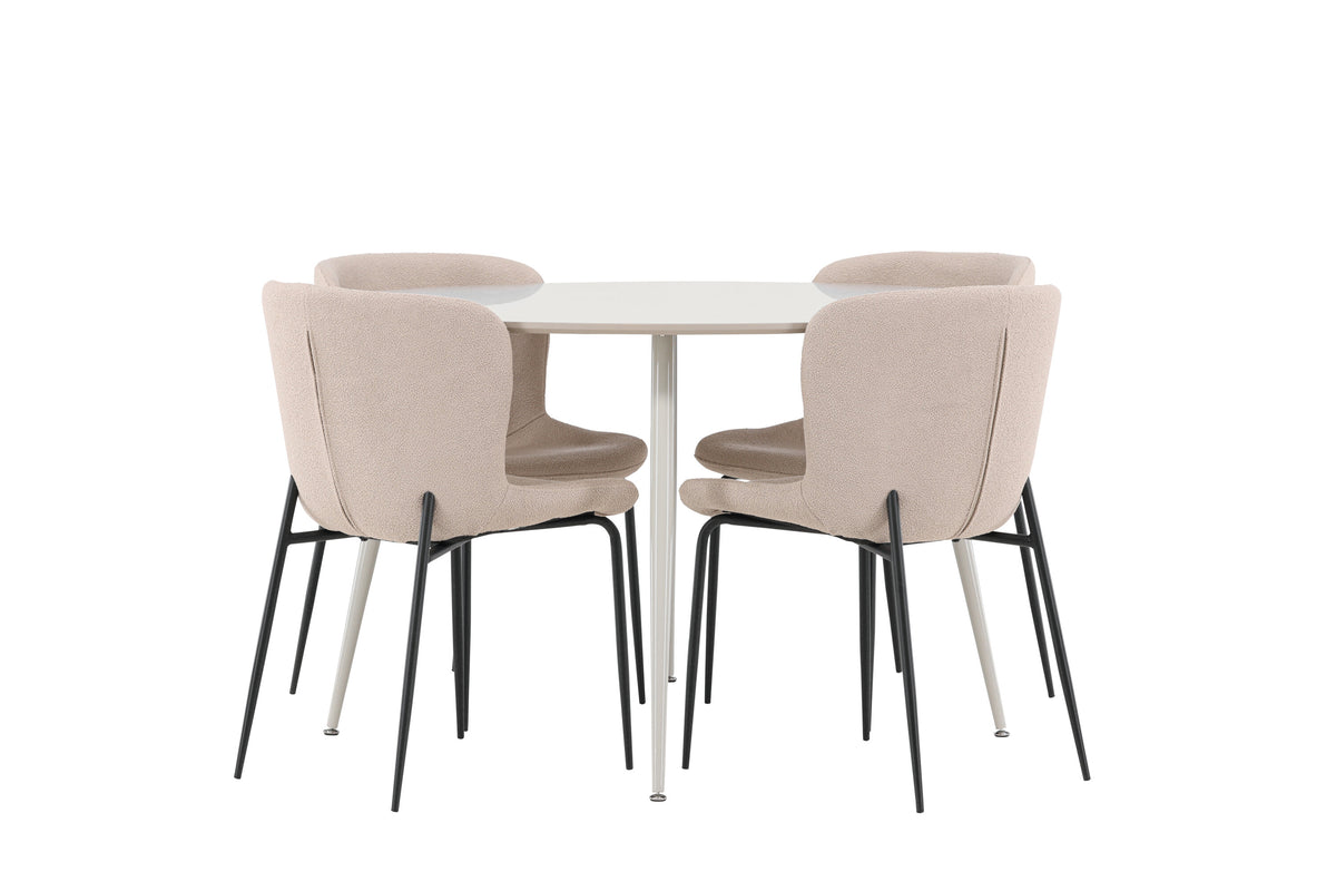 Plaza Matbord med Modesto Stolarna – MDF