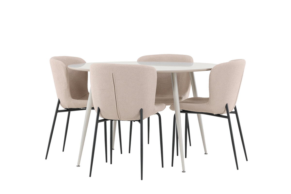 Plaza Matbord med Modesto Stolarna – MDF