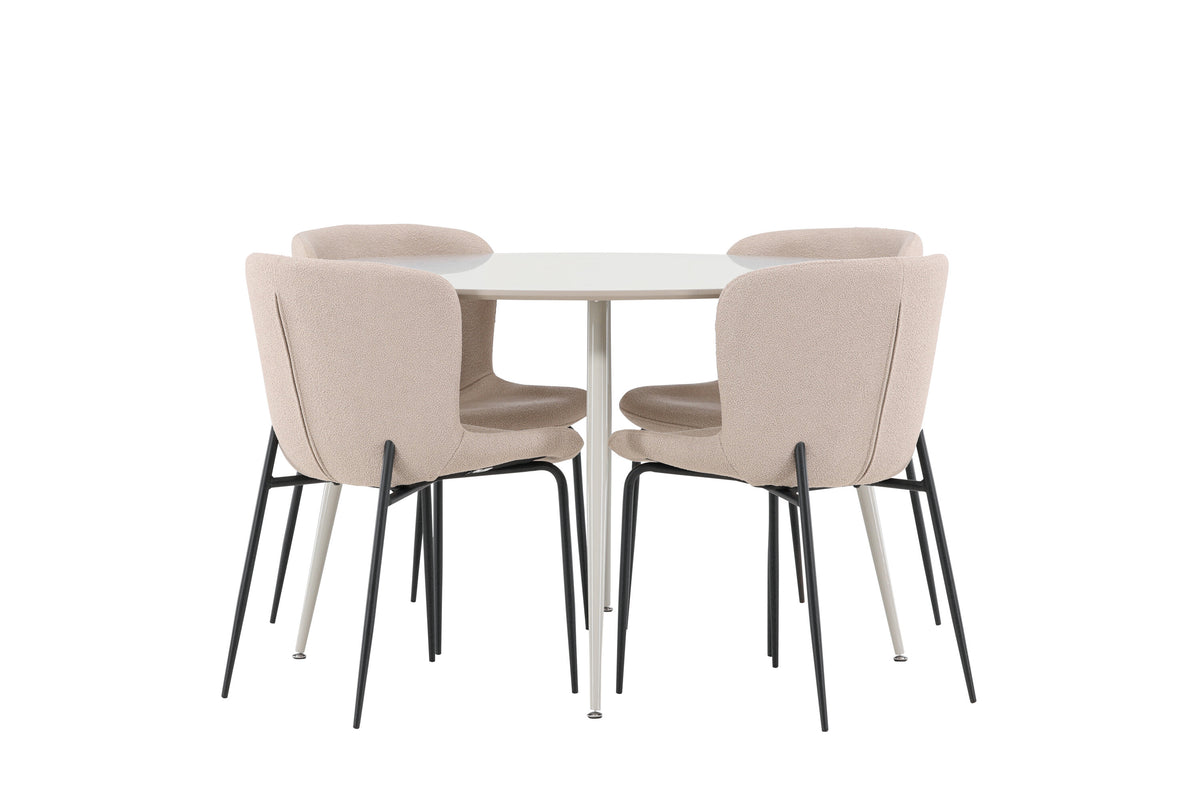 Plaza Matbord med Modesto Stolarna – MDF