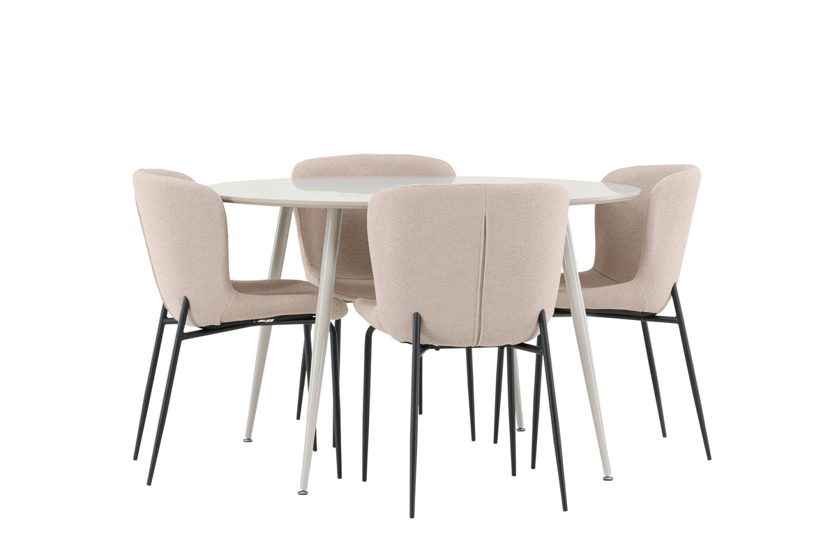 Plaza Matbord med Modesto Stolarna – MDF