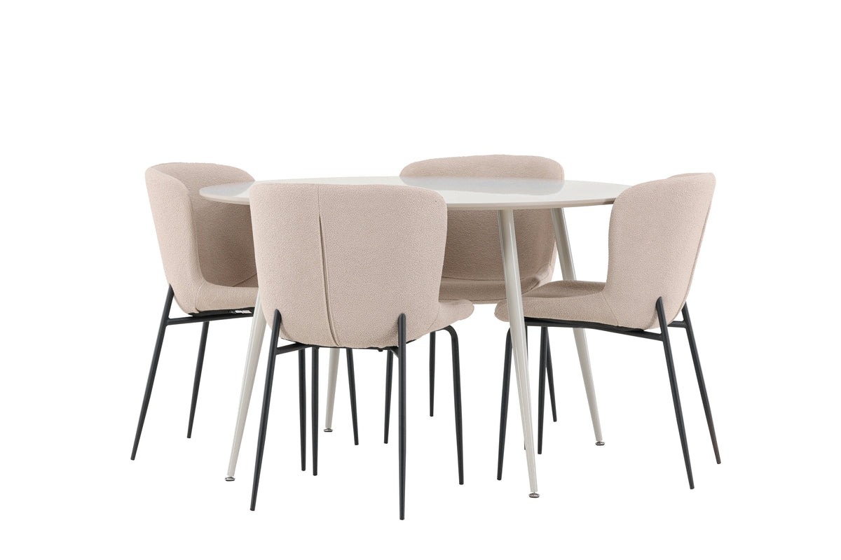 Plaza Matbord med Modesto Stolarna – MDF