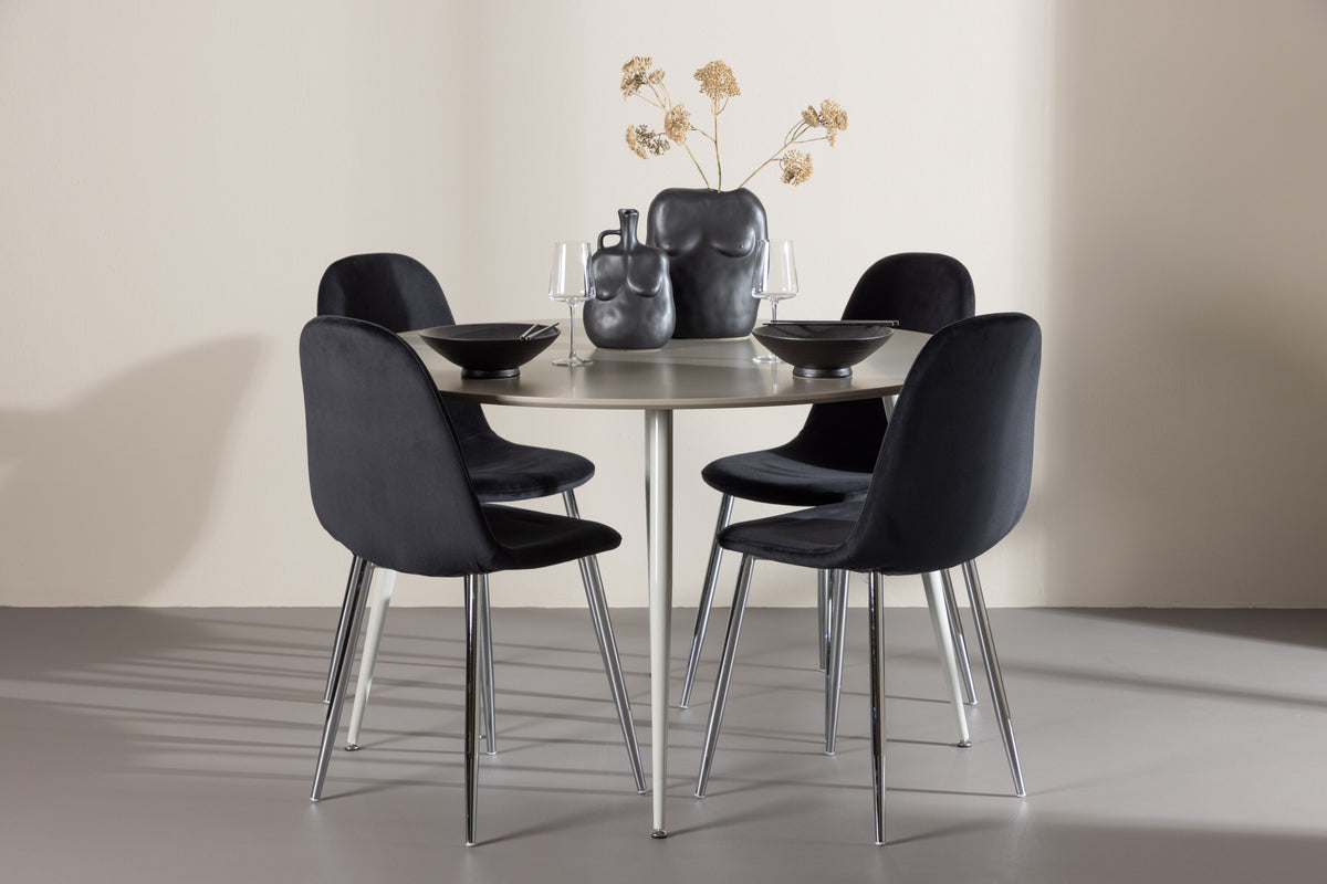 Plaza Matbord med Polar Stolarna – MDF
