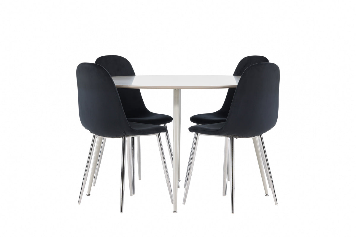 Plaza Matbord med Polar Stolarna – MDF