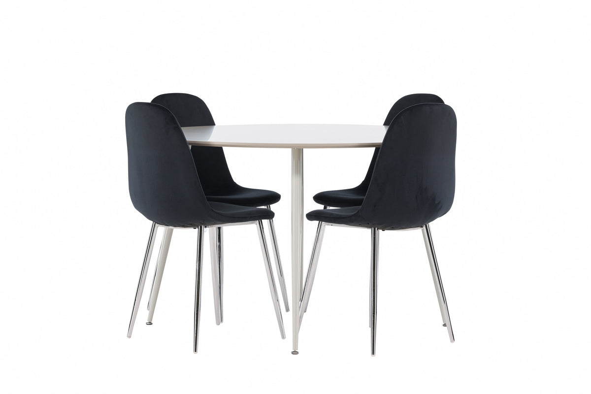 Plaza Matbord med Polar Stolarna – MDF