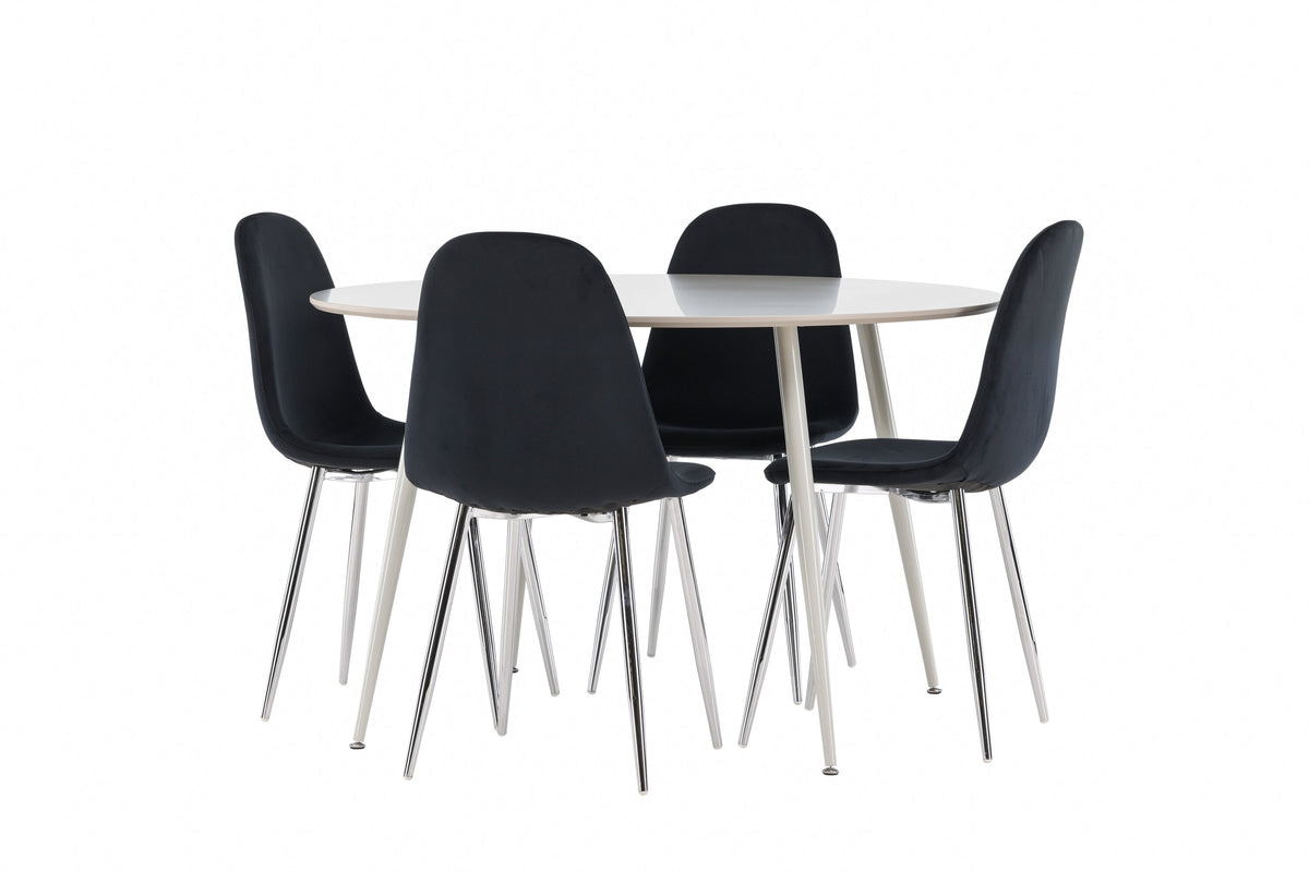 Plaza Matbord med Polar Stolarna – MDF