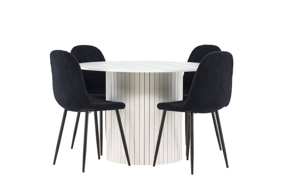 Härön Matbord med Polar Stolarna – MDF