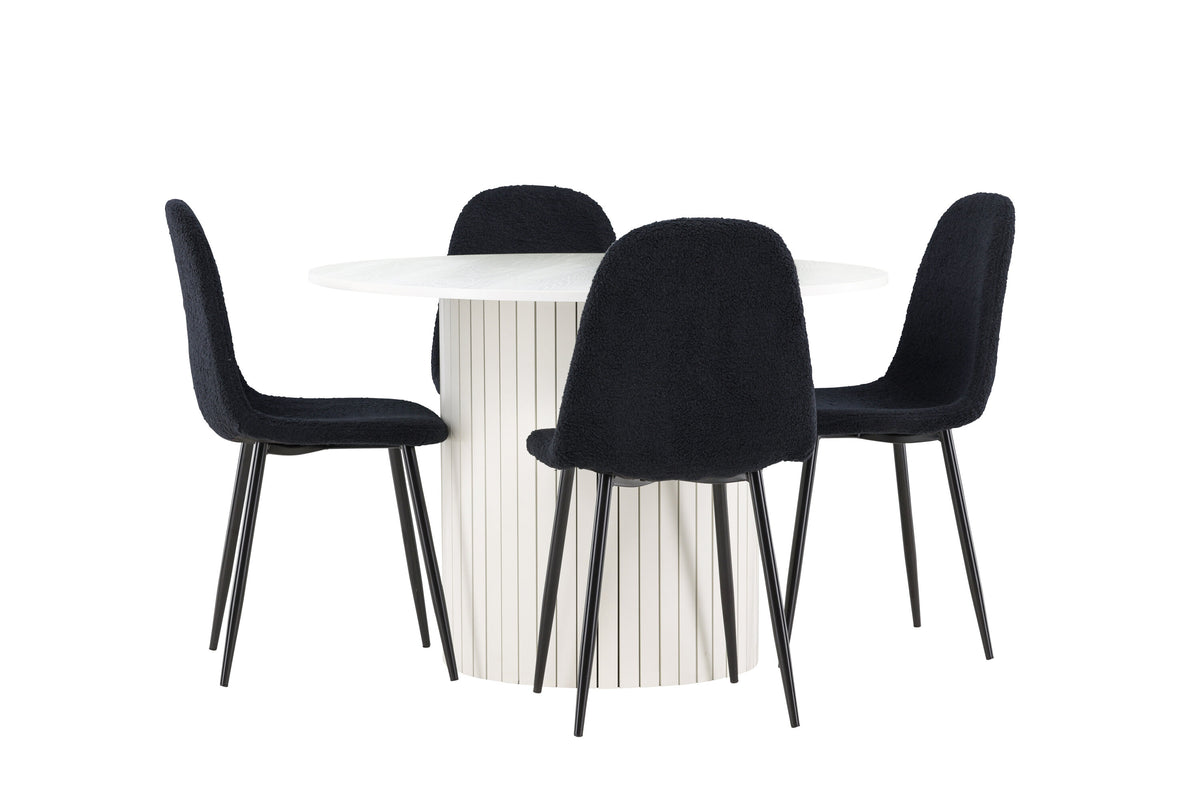 Härön Matbord med Polar Stolarna – MDF