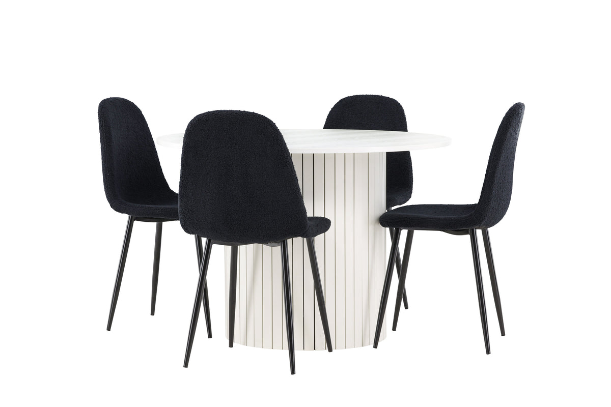 Härön Matbord med Polar Stolarna – MDF