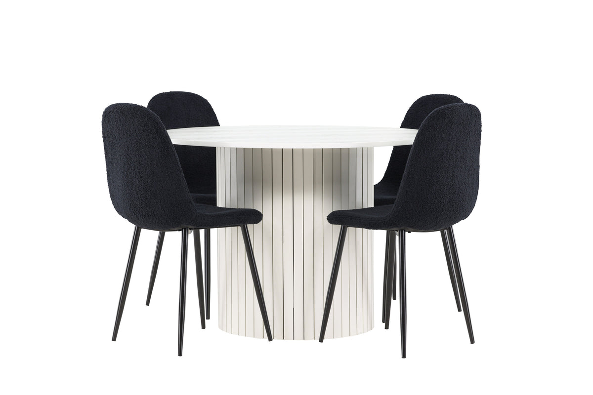 Härön Matbord med Polar Stolarna – MDF
