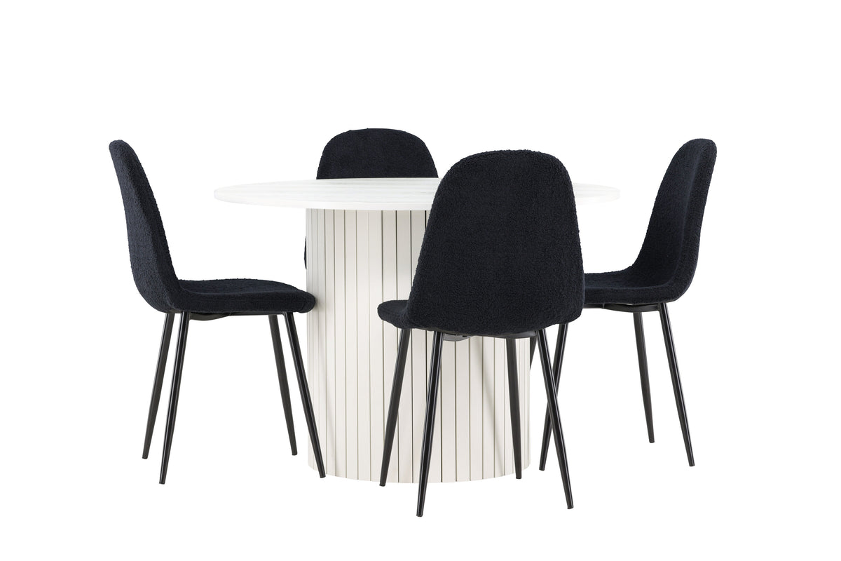Härön Matbord med Polar Stolarna – MDF