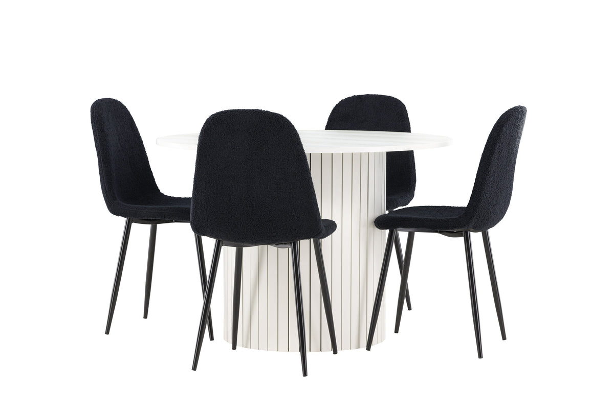 Härön Matbord med Polar Stolarna – MDF
