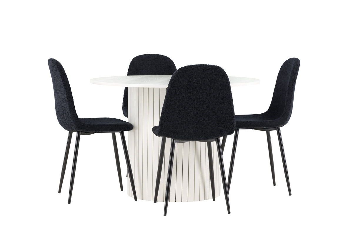 Härön Matbord med Polar Stolarna – MDF