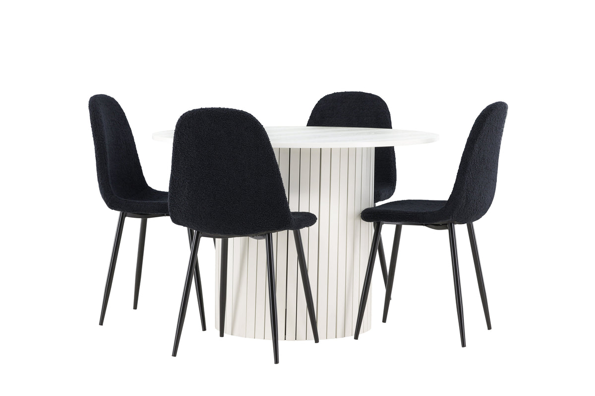 Härön Matbord med Polar Stolarna – MDF