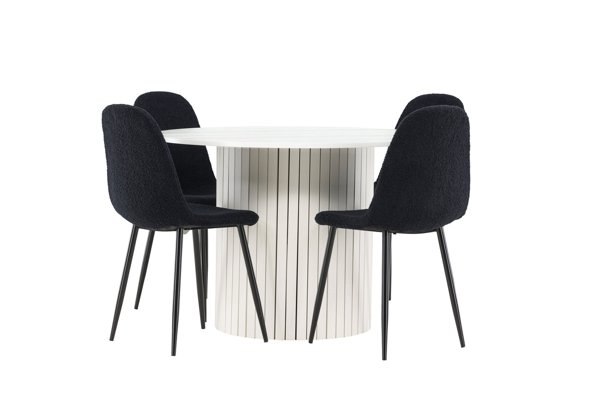Härön Matbord med Polar Stolarna – MDF