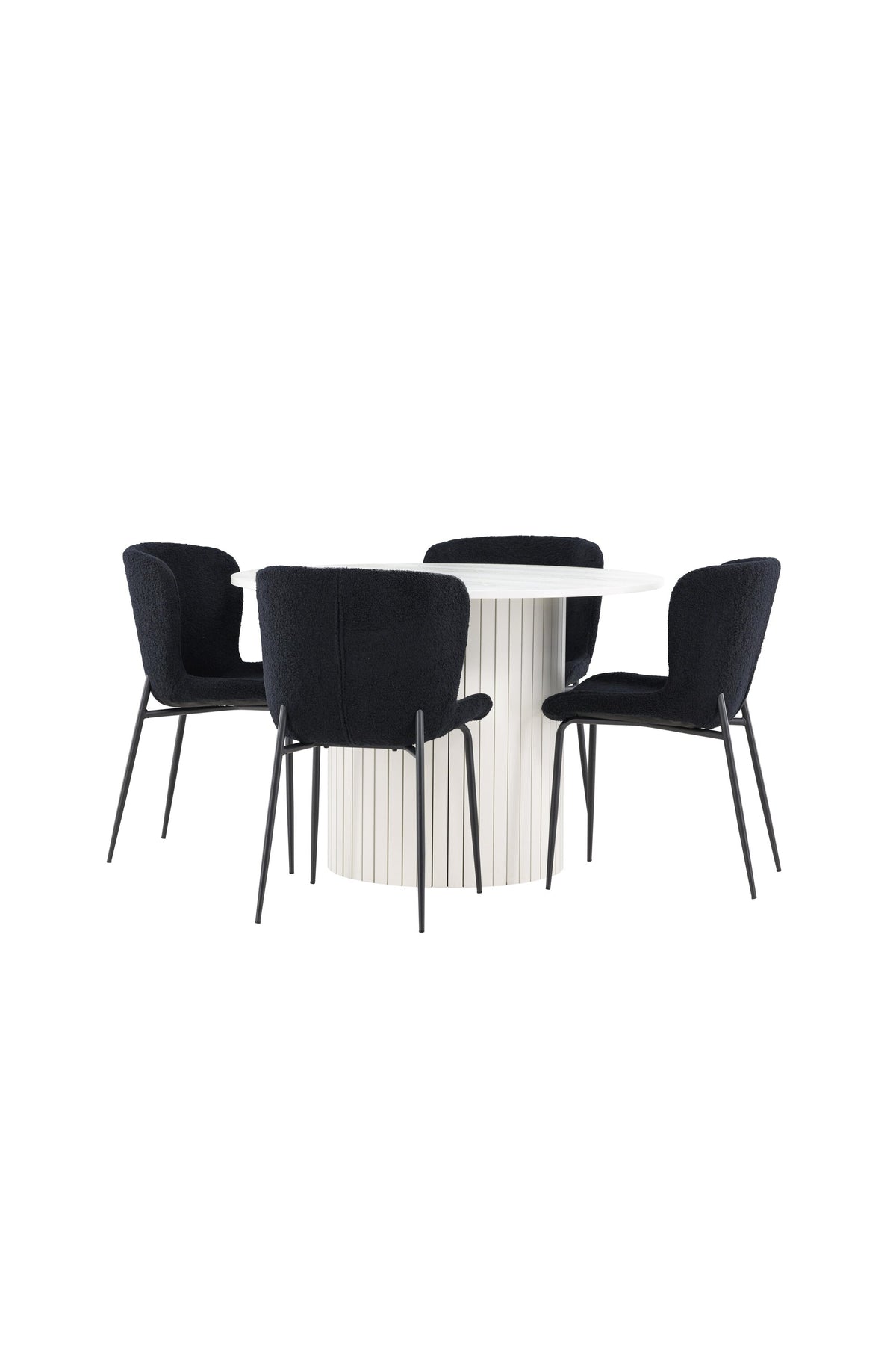 Härön Matbord med Modesto Stolarna – MDF