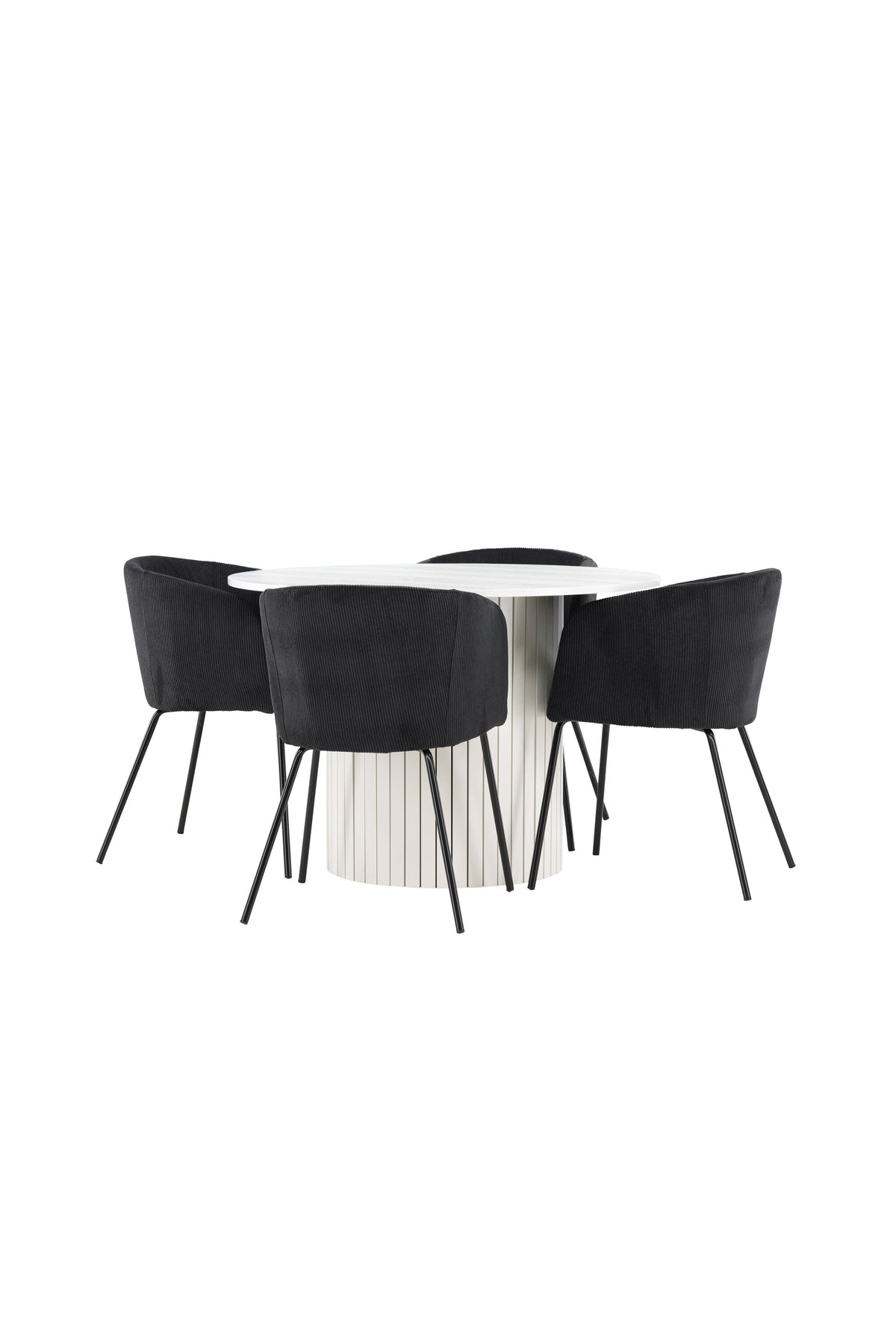 Härön Matbord med Berit Stolarna – MDF