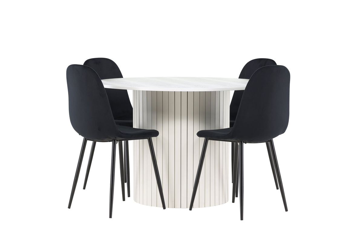 Härön Matbord med Polar Stolarna – MDF