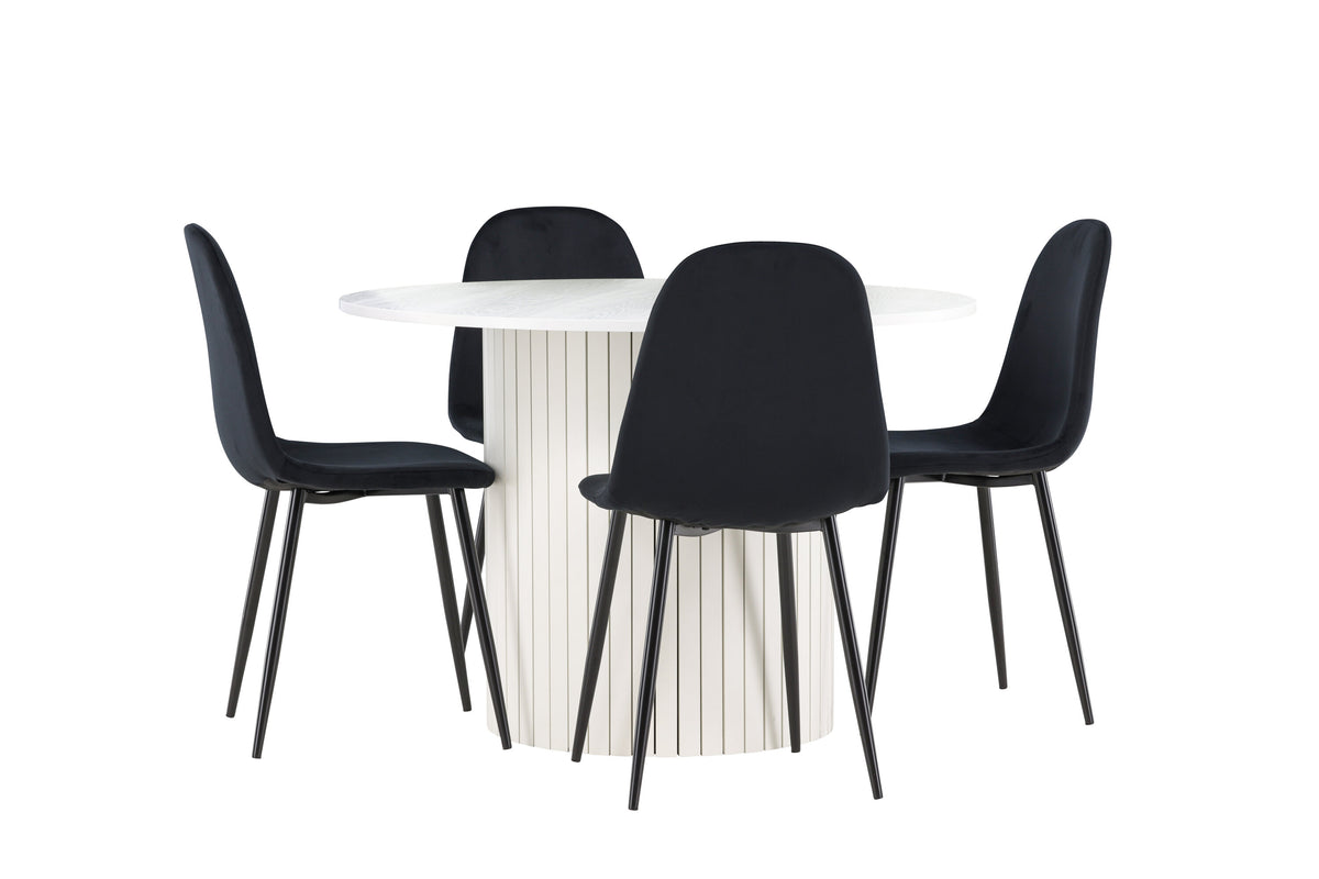 Härön Matbord med Polar Stolarna – MDF