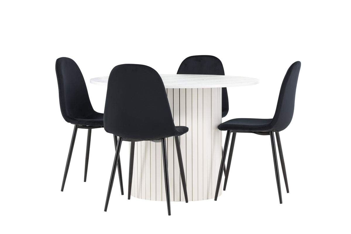 Härön Matbord med Polar Stolarna – MDF