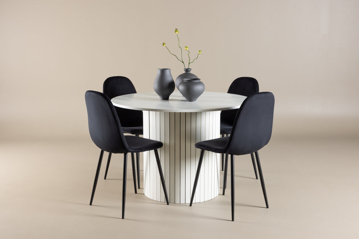 Härön Matbord med Polar Stolarna – MDF