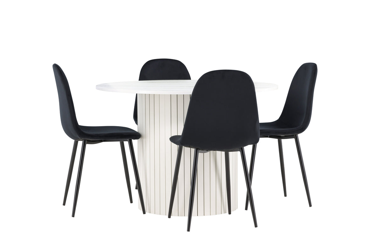 Härön Matbord med Polar Stolarna – MDF