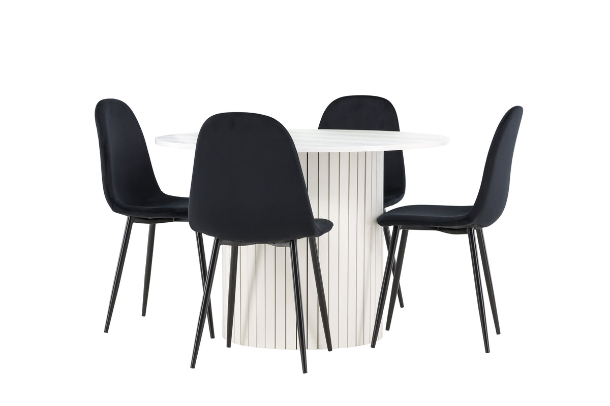 Härön Matbord med Polar Stolarna – MDF