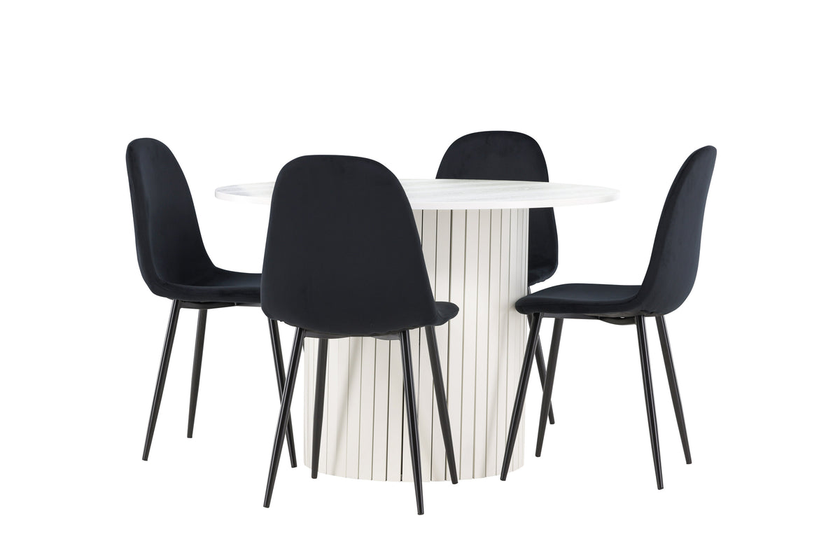 Härön Matbord med Polar Stolarna – MDF