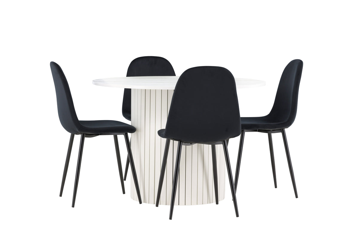 Härön Matbord med Polar Stolarna – MDF