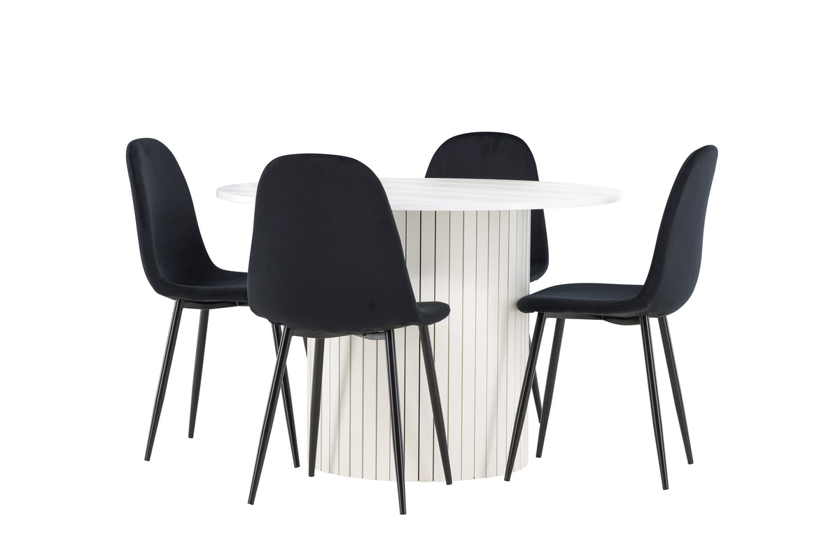 Härön Matbord med Polar Stolarna – MDF