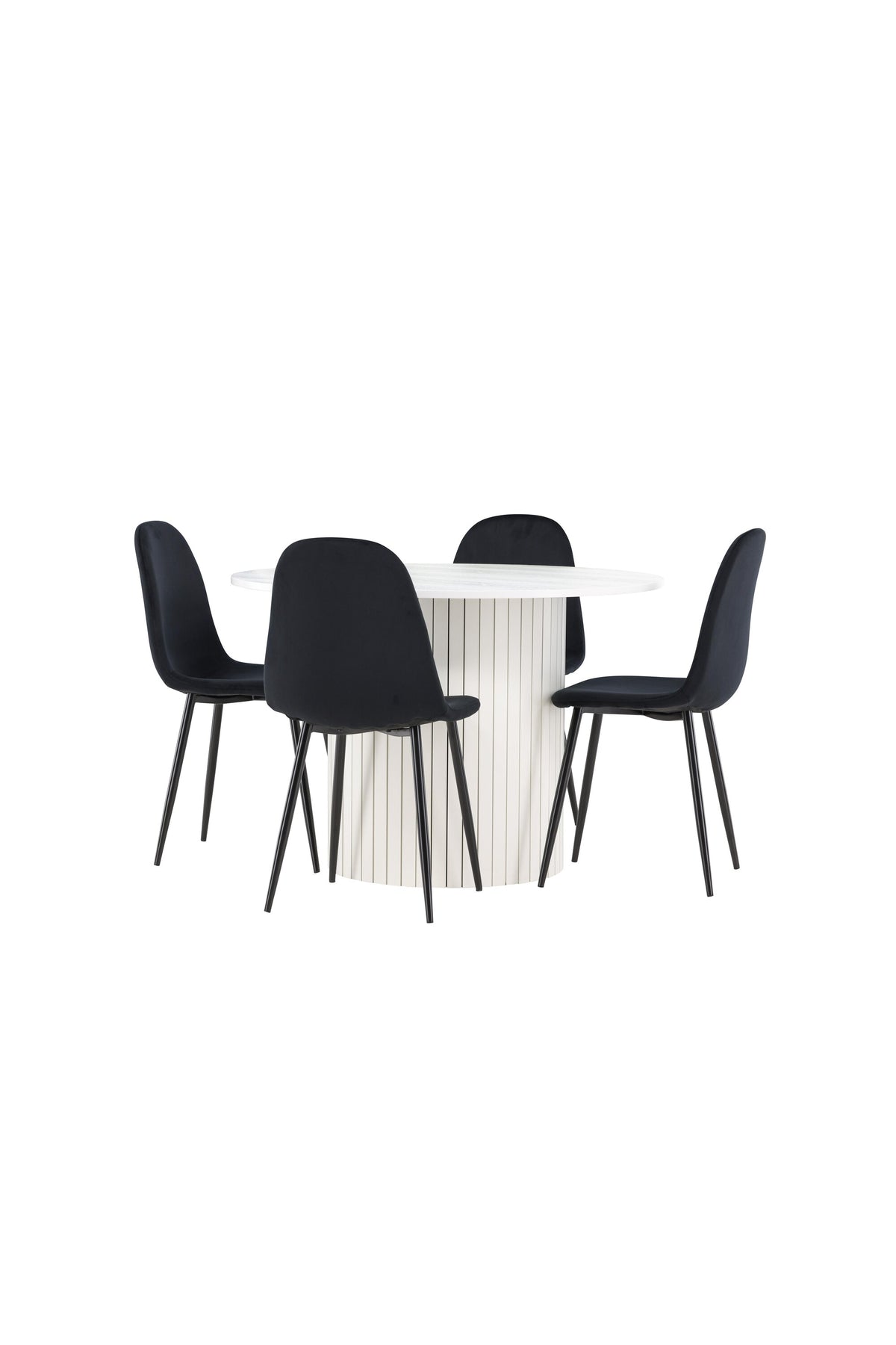 Härön Matbord med Polar Stolarna – MDF