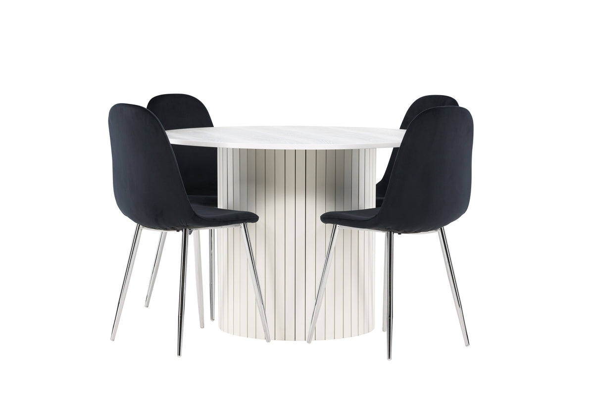 Härön Matbord med Polar Stolarna – MDF