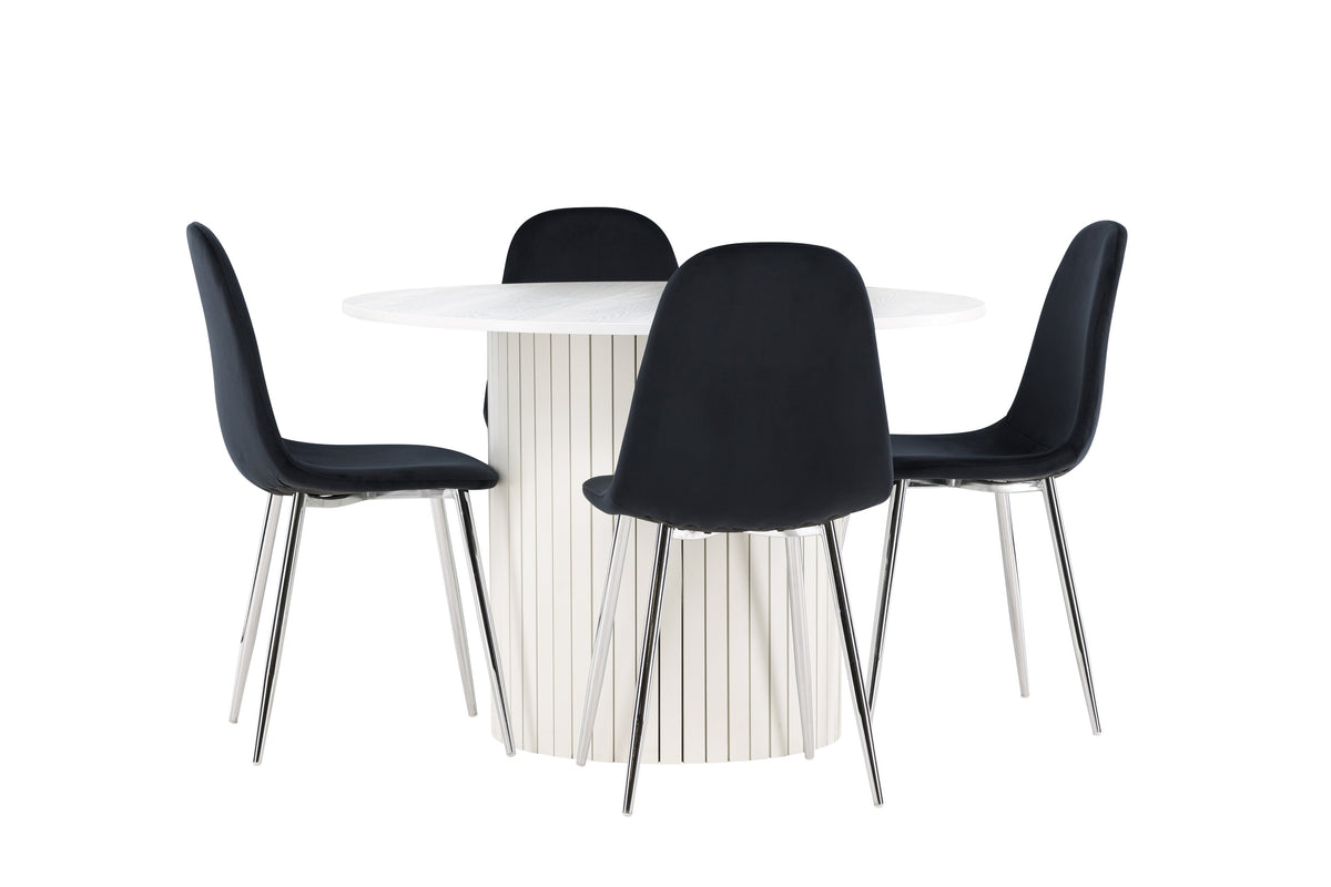 Härön Matbord med Polar Stolarna – MDF