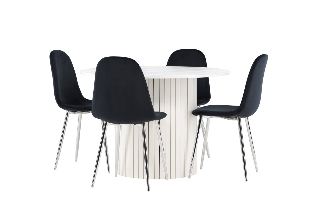 Härön Matbord med Polar Stolarna – MDF