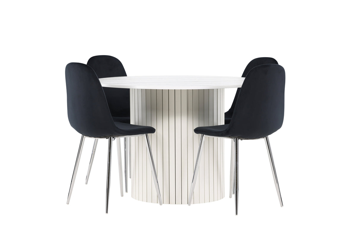Härön Matbord med Polar Stolarna – MDF